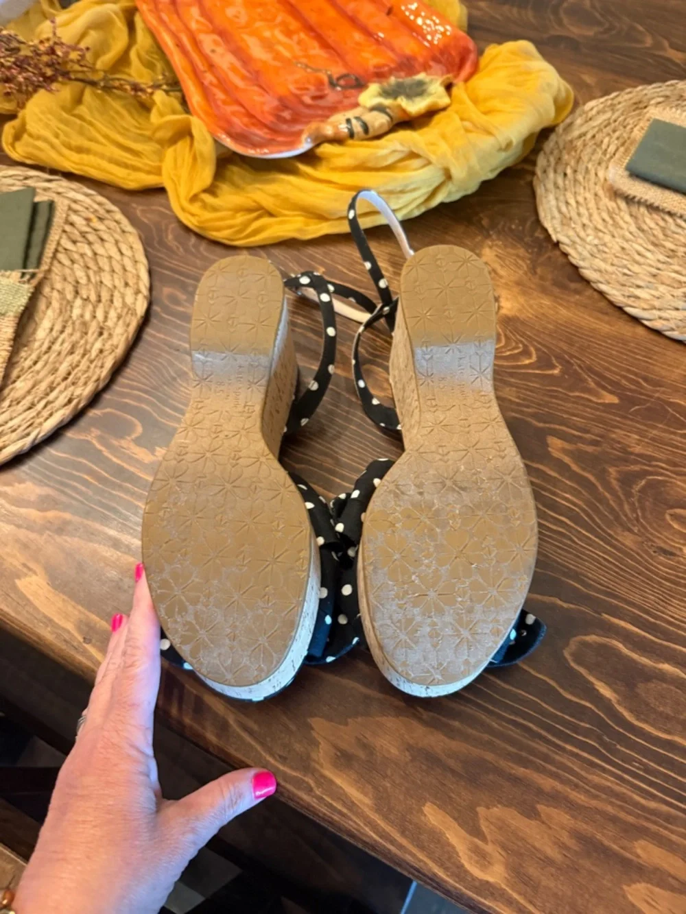 Kate Spade Wedges 8.5